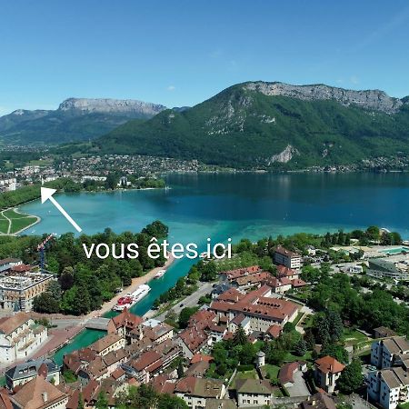 Studio Moderne, Place Parking Prive, Emplacement Ideal A 100 M Du Lac. Annecy Buitenkant foto