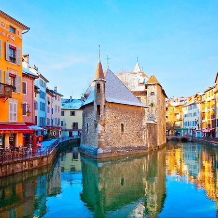 Studio Moderne, Place Parking Prive, Emplacement Ideal A 100 M Du Lac. Annecy Buitenkant foto